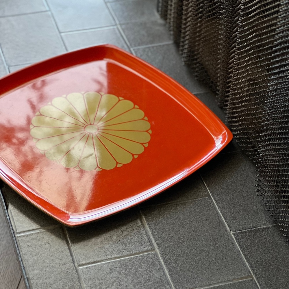Vintage Japanese Lacquered Tray